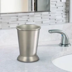 Rosemont Metal Cup - Nu Steel -Shower Room Store GUEST 7f1780c4 82bd 4bbc ba70 f01019305ad2