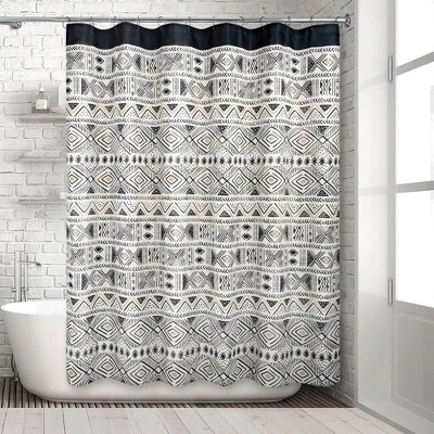 Amal Shower Curtain - Allure Home Creations 1 Amal Shower Curtain - Allure Home Creations