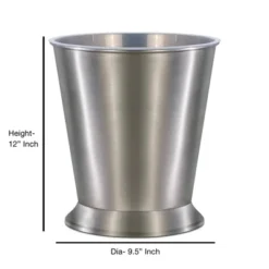 Rosemont Bathroom Wastebasket - Nu Steel