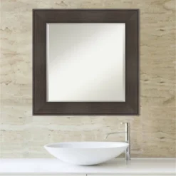 William Framed Bathroom Vanity Wall Mirror Espresso - Amanti Art 17 William Framed Bathroom Vanity Wall Mirror Espresso - Amanti Art -Shower Room Store GUEST 81a9e5c0 265e 41ef 9d35 4841a64b9b57