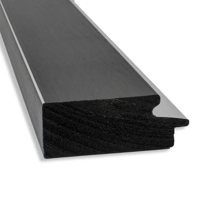 44" X 33" Non-Beveled Eva Bathroom Wall Mirror Black - Amanti Art 1 44" X 33" Non-Beveled Eva Bathroom Wall Mirror Black - Amanti Art