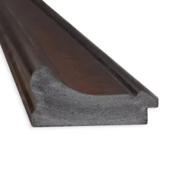 43" X 31" Non-Beveled Vogue Bronze Bathroom Wall Mirror - Amanti Art