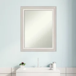 23" X 29" Non-Beveled Trio White Wash Silver Bathroom Wall Mirror - Amanti Art 14 23" X 29" Non-Beveled Trio White Wash Silver Bathroom Wall Mirror - Amanti Art -Shower Room Store GUEST 8855d634 5cfd 4f17 bbaf 5ff45729fa33