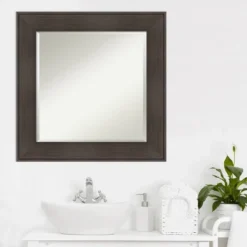 William Framed Bathroom Vanity Wall Mirror Espresso - Amanti Art 19 William Framed Bathroom Vanity Wall Mirror Espresso - Amanti Art -Shower Room Store GUEST 8c7e295a f8dd 4899 9ebc 21b3d901121d
