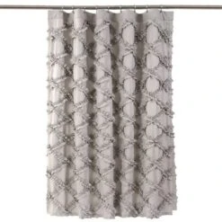 Ruffle Diamond Shower Curtain - Lush Décor -Shower Room Store GUEST 8cad4cf3 4568 4692 b8e3 d44067fb6b01