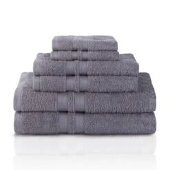 Cotton 6 Piece Bath Towel Set, Plush And Quick Drying, Classic Ionic Jacquard Border And Embroidered Trim By Blue Nile Mills 24 Cotton 6 Piece Bath Towel Set, Plush And Quick Drying, Classic Ionic Jacquard Border And Embroidered Trim By Blue Nile Mills -Shower Room Store GUEST 8d0e1de0 aa2d 4b95 a5c7 287b2e261ab4
