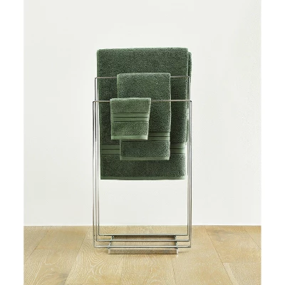 2pc Liam Washcloth Set Eucalyptus - Blue Loom 2 2pc Liam Washcloth Set Eucalyptus - Blue Loom - Image 2