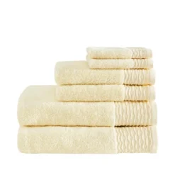 6pc Curv Jacquard Wavy Cotton Towel Set 14 6pc Curv Jacquard Wavy Cotton Towel Set -Shower Room Store GUEST 8fb782aa 62bb 42ff 8647 aed187cc6217