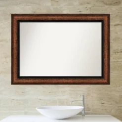43" X 31" Non-Beveled Vogue Bronze Bathroom Wall Mirror - Amanti Art 10 43" X 31" Non-Beveled Vogue Bronze Bathroom Wall Mirror - Amanti Art -Shower Room Store GUEST 8fce6529 e96b 4fc7 96eb ee64a78b90de