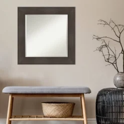 William Framed Bathroom Vanity Wall Mirror Espresso - Amanti Art 18 William Framed Bathroom Vanity Wall Mirror Espresso - Amanti Art -Shower Room Store GUEST 901b733b 2fa9 4bd7 9bd5 37818afc0d56