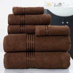 Solid Bath Towels And Washcloths 6pc - Yorkshire Home -Shower Room Store GUEST 9264e0d5 a1e6 4d11 a8ff 6a1e729df09e