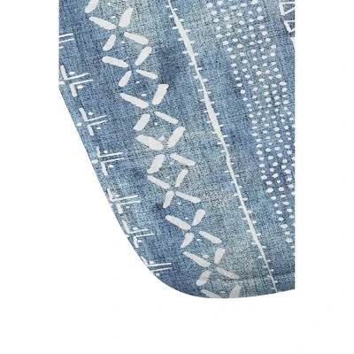 Schatzi Brown Modern Mudcloth Light Memory Foam Bath Mat Blue - Deny Designs 1 Schatzi Brown Modern Mudcloth Light Memory Foam Bath Mat Blue - Deny Designs