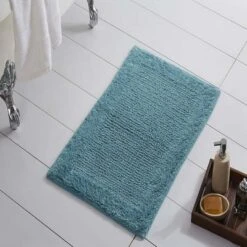 Naples 220 GSF Non Skid Back Cotton Bath Rug 20in X 30in By Knightsbridge -Shower Room Store GUEST 9a8c17a0 1332 47fe 8d2d 8fd5477c54fd