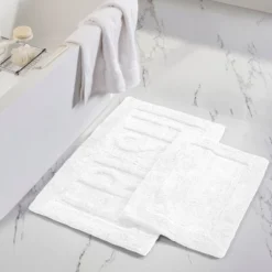 Modern Threads 2 Pack 100% Cotton Bath Mat, FRESH. -Shower Room Store GUEST 9af69fcf a58e 4ccc b3d3 1fa182f0afb0