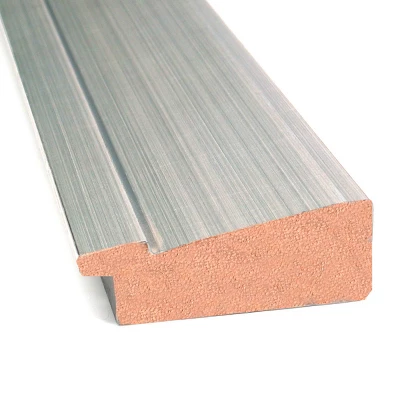 40" X 28" Non-Beveled Romano Silver Narrow Wood Bathroom Wall Mirror - Amanti Art 1 40" X 28" Non-Beveled Romano Silver Narrow Wood Bathroom Wall Mirror - Amanti Art