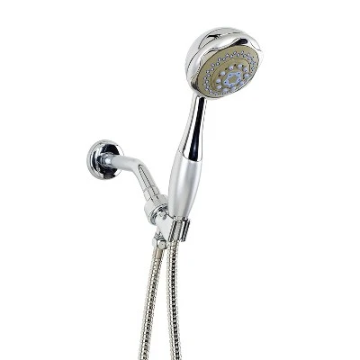 4' Shower Head And Cord Set Silver - Bath Bliss 1 4' Shower Head And Cord Set Silver - Bath Bliss