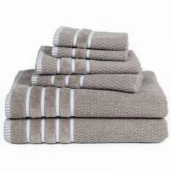 6pc Combed Cotton Bath Towel Set - Yorkshire Home -Shower Room Store GUEST a224343e cf2a 4b44 afdf 93e91c728510