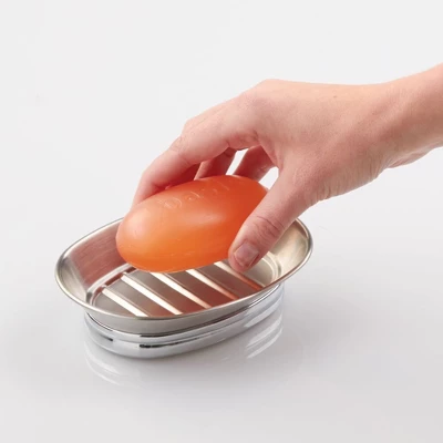 MDesign 4 Piece Metal Bathroom Vanity Countertop Accessory Set 3 MDesign 4 Piece Metal Bathroom Vanity Countertop Accessory Set - Image 3