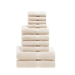 Premium Cotton 800 GSM Heavyweight Plush Luxury 10 Piece Bathroom Towel Set By Blue Nile Mills -Shower Room Store GUEST a73d0fdc 5f40 41cd 9631 744106aae948