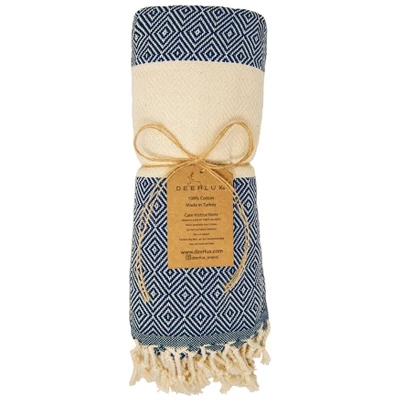 Deerlux 100% Cotton Bath Towel, 40" X 70" Diamond Peshtemal 14 Deerlux 100% Cotton Bath Towel, 40" X 70" Diamond Peshtemal - Image 14