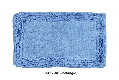Better Trends Shaggy Border 100% Cotton Bath Rug 4 Better Trends Shaggy Border 100% Cotton Bath Rug - Image 4