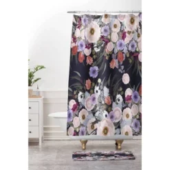 Iveta Abolina Afrodille Bath Mat Purple - Deny Designs