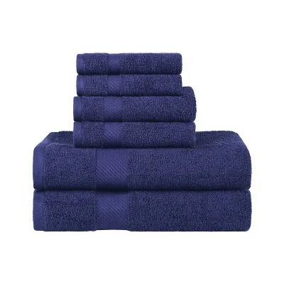 Modern Solid Classic Premium Luxury Cotton 6 Piece Bath, Face, And Hand Towel Set By Blue Nile Mills 7 Modern Solid Classic Premium Luxury Cotton 6 Piece Bath, Face, And Hand Towel Set By Blue Nile Mills - Image 7