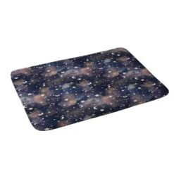 Jacqueline Maldonado Zodiac Memory Foam Bath Mat Rose Gold - Deny Designs