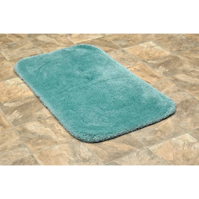 24"x40" Finest Ultra Luxury Plush Washable Bath Rug Sea Foam - Garland Rug 2 24"x40" Finest Ultra Luxury Plush Washable Bath Rug Sea Foam - Garland Rug - Image 2