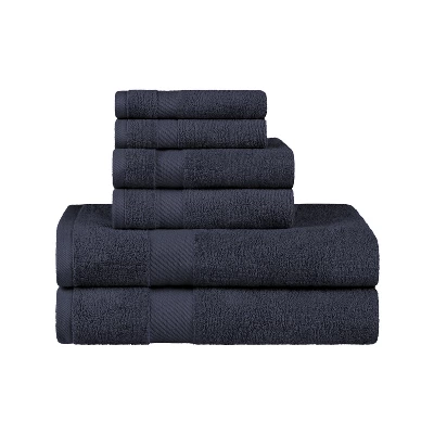 Modern Solid Classic Premium Luxury Cotton 6 Piece Bath, Face, And Hand Towel Set By Blue Nile Mills 9 Modern Solid Classic Premium Luxury Cotton 6 Piece Bath, Face, And Hand Towel Set By Blue Nile Mills - Image 9