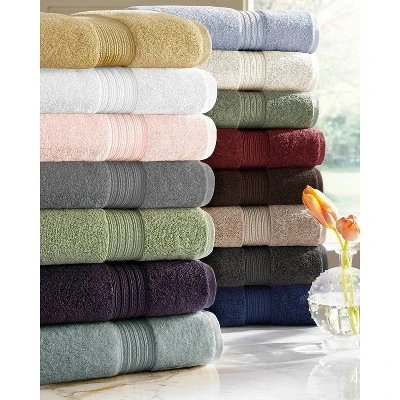 6pc Signature Solid Bath Towel Set - Cassadecor 1 6pc Signature Solid Bath Towel Set - Cassadecor