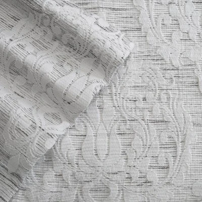 Damask Shower Curtain Light Gray - Moda At Home 2 Damask Shower Curtain Light Gray - Moda At Home - Image 2