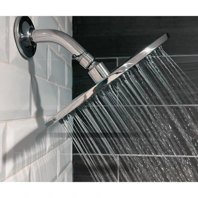 Maison High Pressure 8" Modern Rainfall Showerhead Brushed Nickel Luxury Showerhead -Tool Free Installation - Best Showerhead, Bathroom Essential 2 Maison High Pressure 8" Modern Rainfall Showerhead Brushed Nickel Luxury Showerhead -Tool Free Installation - Best Showerhead, Bathroom Essential - Image 2