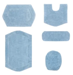 Waterford Collection Cotton Tufted Set Of 5 Bath Rug Set - Home Weavers