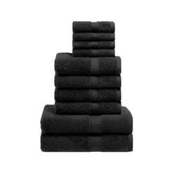 Premium Cotton 800 GSM Heavyweight Plush Luxury 10 Piece Bathroom Towel Set By Blue Nile Mills -Shower Room Store GUEST b4fd1cc2 aba9 4995 87b1 585a7d4be563