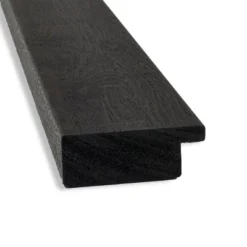 32" X 26" Non-Beveled Rustic Plank Espresso Narrow Bathroom Wall Mirror - Amanti Art