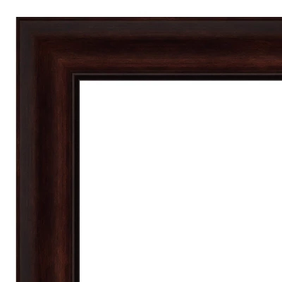33" X 27" Non-Beveled Bathroom Wall Mirror Coffee Bean Brown - Amanti Art 2 33" X 27" Non-Beveled Bathroom Wall Mirror Coffee Bean Brown - Amanti Art - Image 2