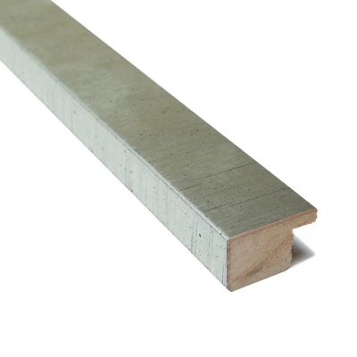 Amanti Art Silver Leaf Petite Bevel Wood Bathroom Wall Mirror 25.5 X 19.5 In. 2 Amanti Art Silver Leaf Petite Bevel Wood Bathroom Wall Mirror 25.5 X 19.5 In. - Image 2