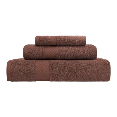 Contemporary Quick-Drying Zero-Twist Cotton 3-Piece Towel Set - Blue Nile Mills 8 Contemporary Quick-Drying Zero-Twist Cotton 3-Piece Towel Set - Blue Nile Mills - Image 8