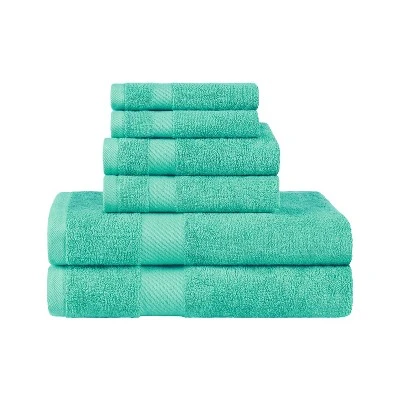Modern Solid Classic Premium Luxury Cotton 6 Piece Bath, Face, And Hand Towel Set By Blue Nile Mills 13 Modern Solid Classic Premium Luxury Cotton 6 Piece Bath, Face, And Hand Towel Set By Blue Nile Mills - Image 13