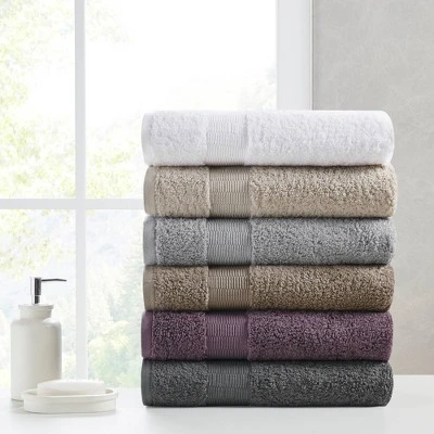 6pc Luxor Cotton Bath Towel Set 3 6pc Luxor Cotton Bath Towel Set - Image 3
