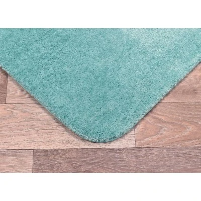 3pc Traditional Nylon Washable Bathroom Rug Set Seafoam - Garland Rug 5 3pc Traditional Nylon Washable Bathroom Rug Set Seafoam - Garland Rug - Image 5