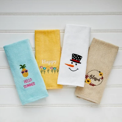 4pk Seasons Hand Towel Gift Set - SKL Home 2 4pk Seasons Hand Towel Gift Set - SKL Home - Image 2