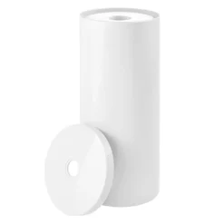 MDesign Toilet Tissue Roll Holder Canister Stand, 3 Rolls -Shower Room Store GUEST be281438 6d07 4f3a 9c22 d385f3ad87ce