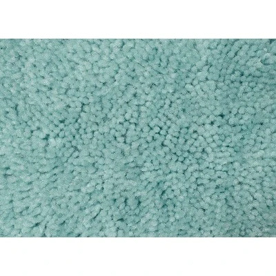 3pc Traditional Nylon Washable Bathroom Rug Set Seafoam - Garland Rug 3 3pc Traditional Nylon Washable Bathroom Rug Set Seafoam - Garland Rug - Image 3