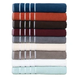 6pc Combed Cotton Bath Towel Set - Yorkshire Home -Shower Room Store GUEST c156c1c7 5421 471c afb5 25c056a5e3f3