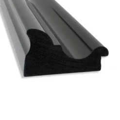 42" X 30" Non-Beveled Colonial Bathroom Wall Mirror Black - Amanti Art