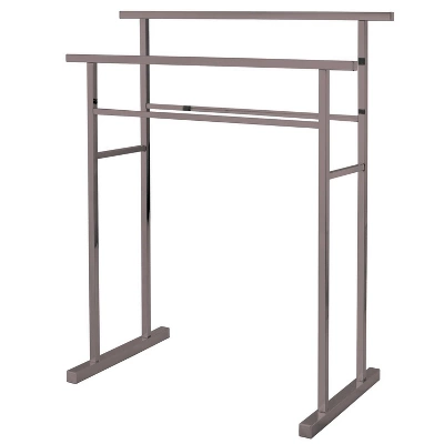 Edenscape Pedestal Steel Construction Towel Rack - Kingston Brass 2 Edenscape Pedestal Steel Construction Towel Rack - Kingston Brass - Image 2