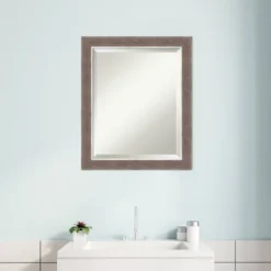 Noble Mocha Framed Bathroom Vanity Wall Mirror - Amanti Art 19 Noble Mocha Framed Bathroom Vanity Wall Mirror - Amanti Art -Shower Room Store GUEST c82ff1c9 d1e5 4ce9 bc9e fc51ce49bf6a