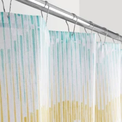 Shower Room Store 38 Ombre Wave Shower Curtain Yellow - Allure Home Creations